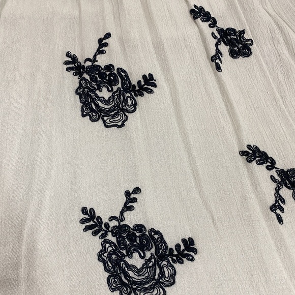 Free People Embroidered Austin Mini Dress Agave XS - Picture 6 of 12